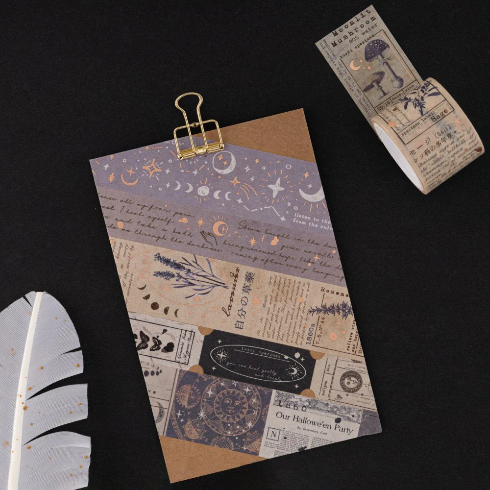 Tsuki ‘Moonlit Alchemy’ Washi Tape Set ☾ - Image 5