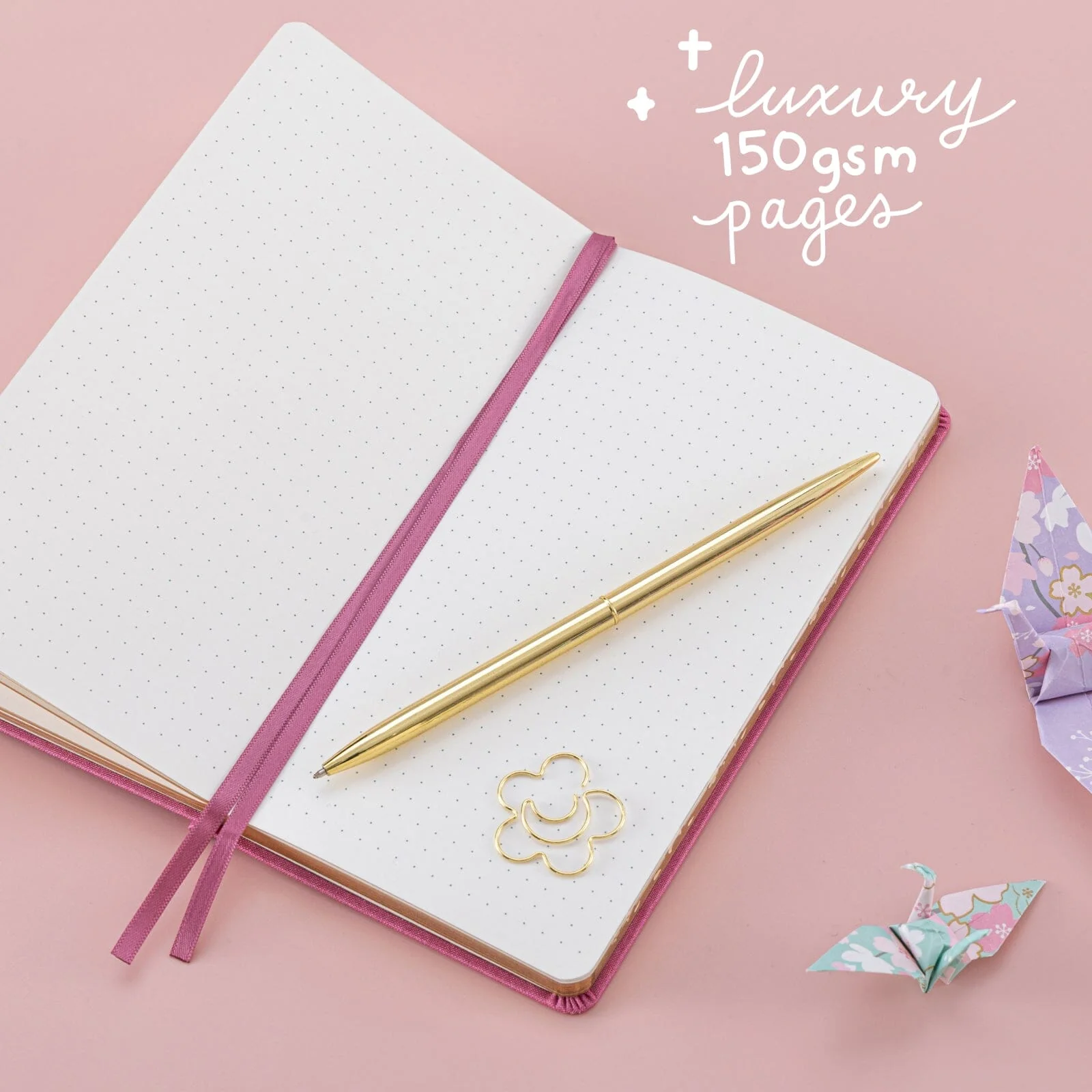 Tsuki ‘Moonlit Blossom’ Luxury Travel Notebook ☾ - Image 8