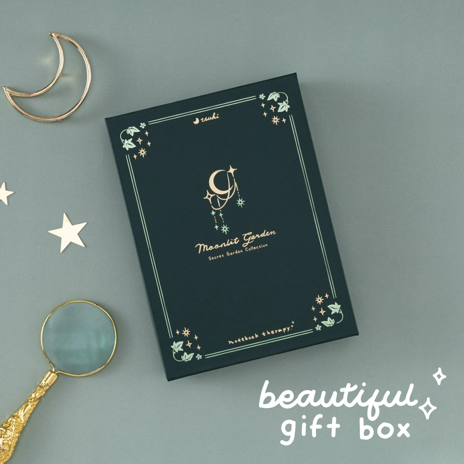 Tsuki ‘Moonlit Garden’ A6 Travel Notebook ☾ - Image 12