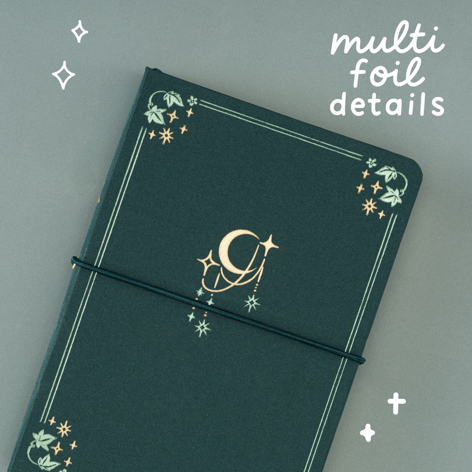 Tsuki ‘Moonlit Garden’ A6 Travel Notebook ☾ - Image 4
