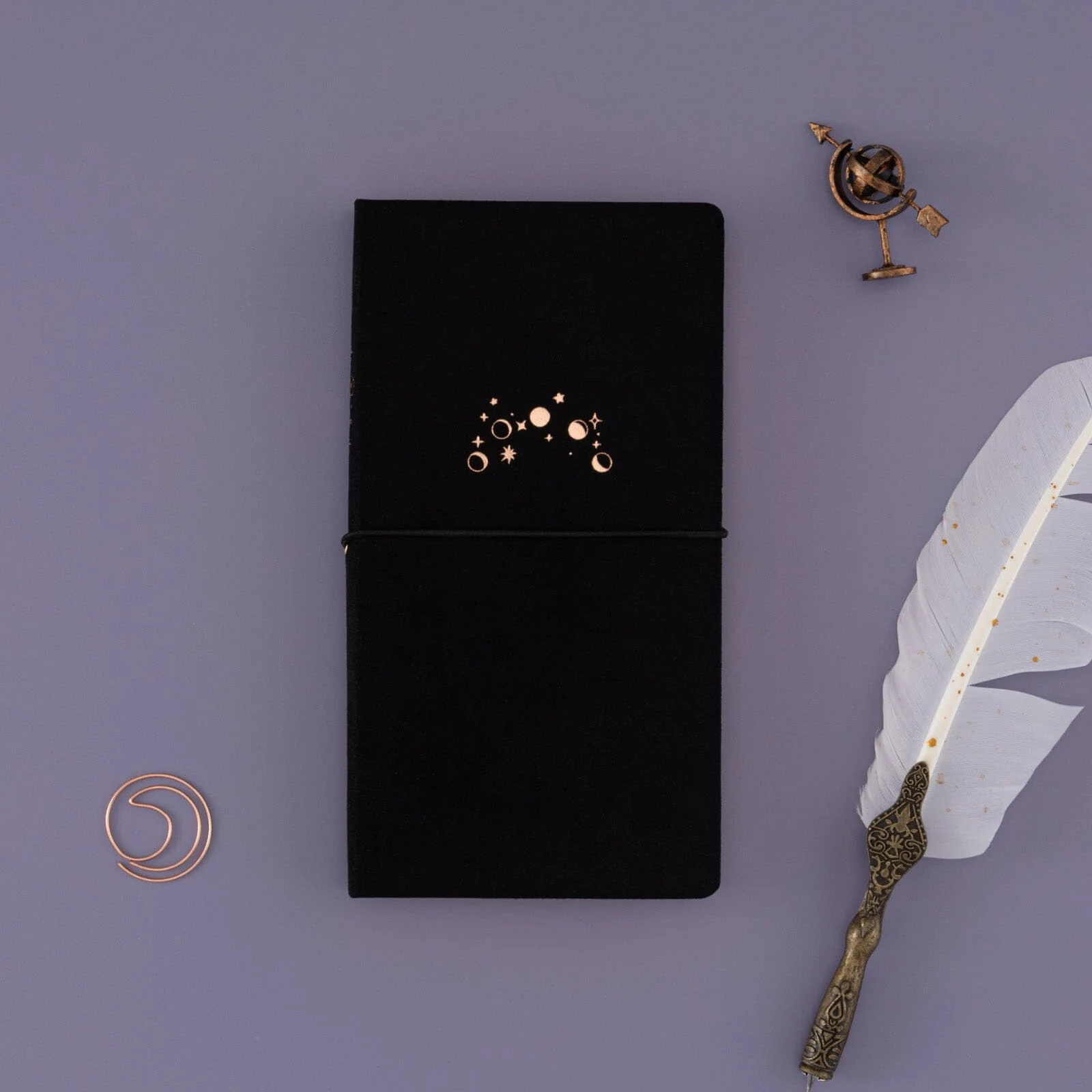 Tsuki ‘Moonlit Whisper’ Limited Edition Luxury Travel Notebook ☾