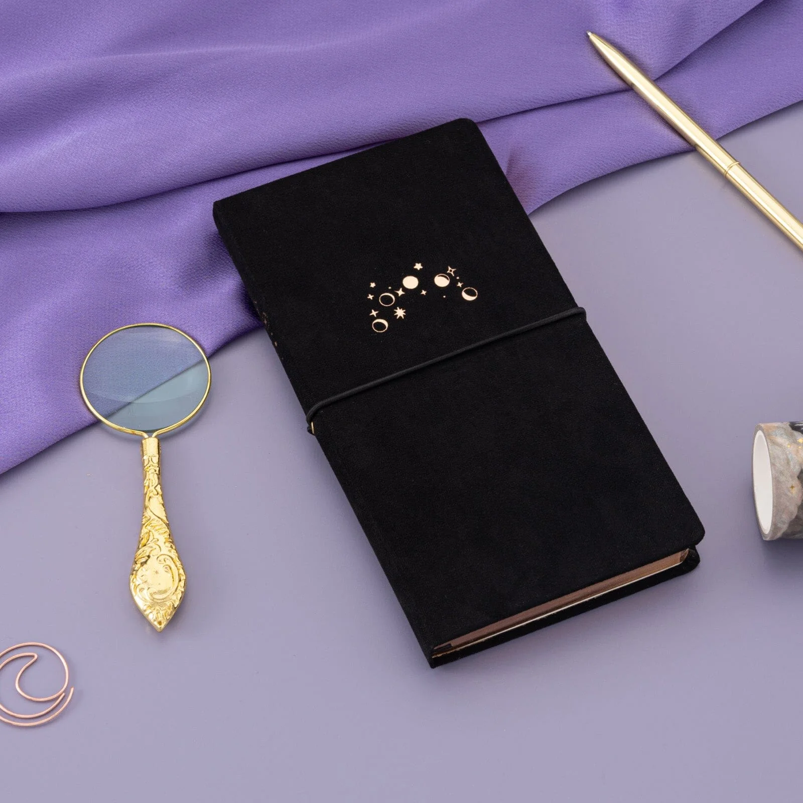 Tsuki ‘Moonlit Whisper’ Limited Edition Luxury Travel Notebook ☾ - Image 16