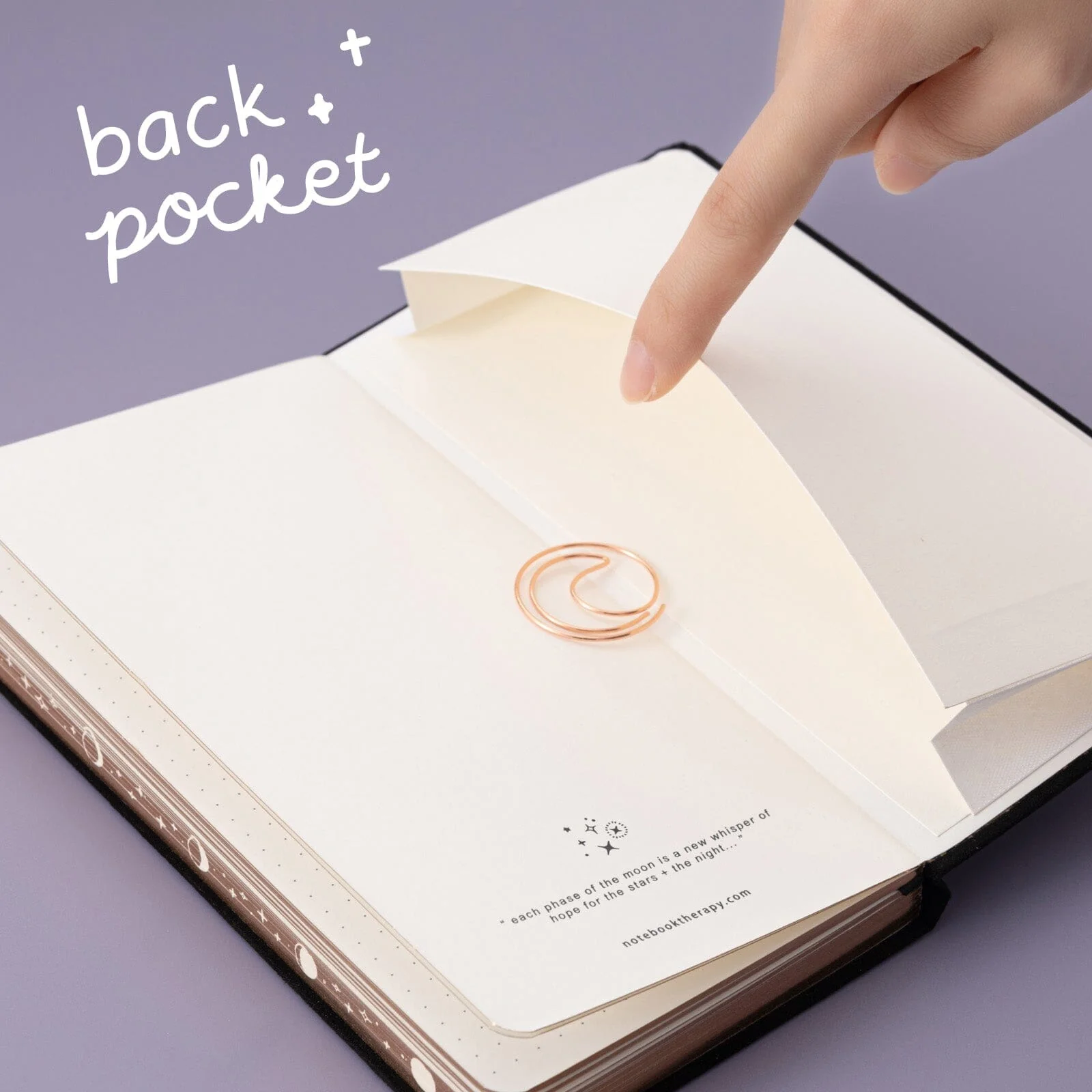 Tsuki ‘Moonlit Whisper’ Limited Edition Luxury Travel Notebook ☾ - Image 8