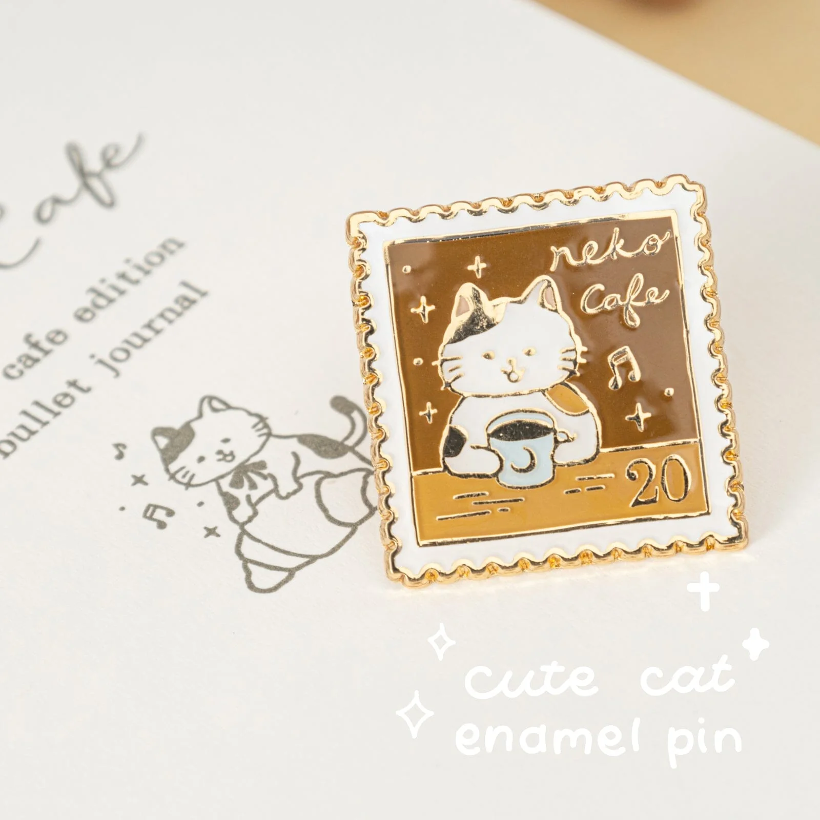 Tsuki ‘Neko Cafe’ Travel Notebook Gift Set ☾ - Image 14