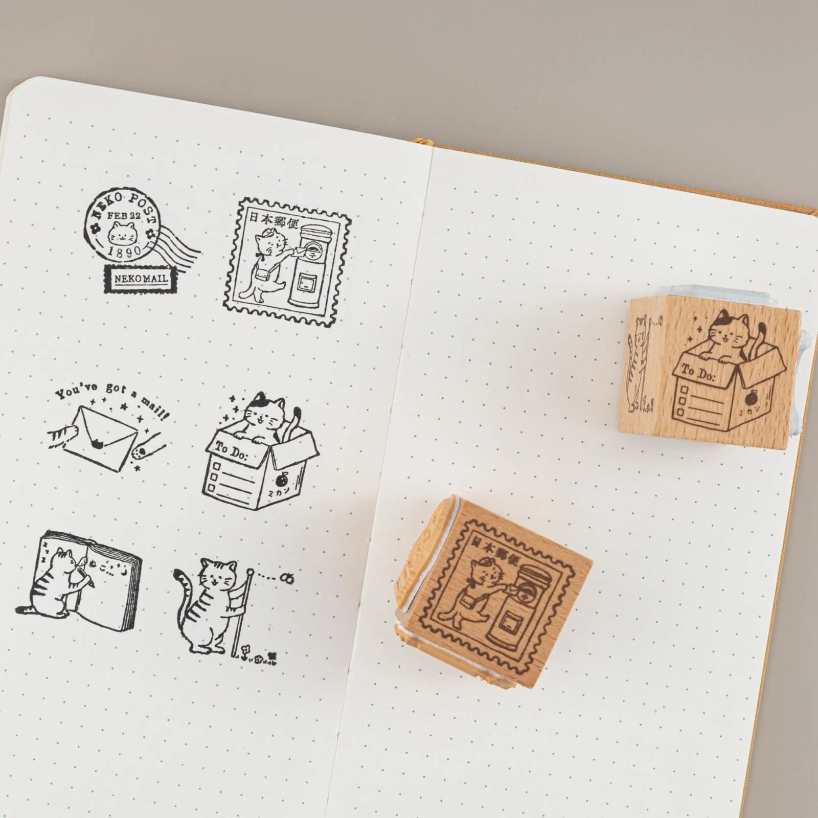 Tsuki ‘Neko Days’ Travel Notebook Gift Set ☾ - Image 15
