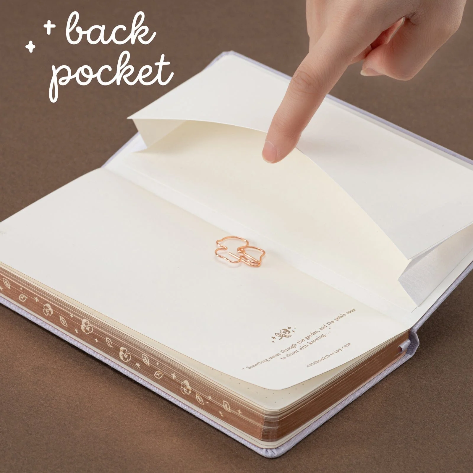 Tsuki ‘Neko Pansy’ Limited Edition Luxury Travel Notebook ☾ - Image 7