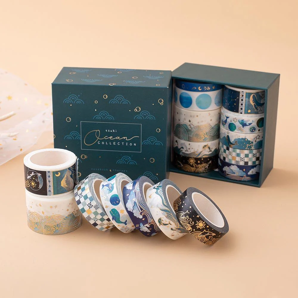 Tsuki 'Ocean Edition' Washi Tape Set ☾ - Image 8