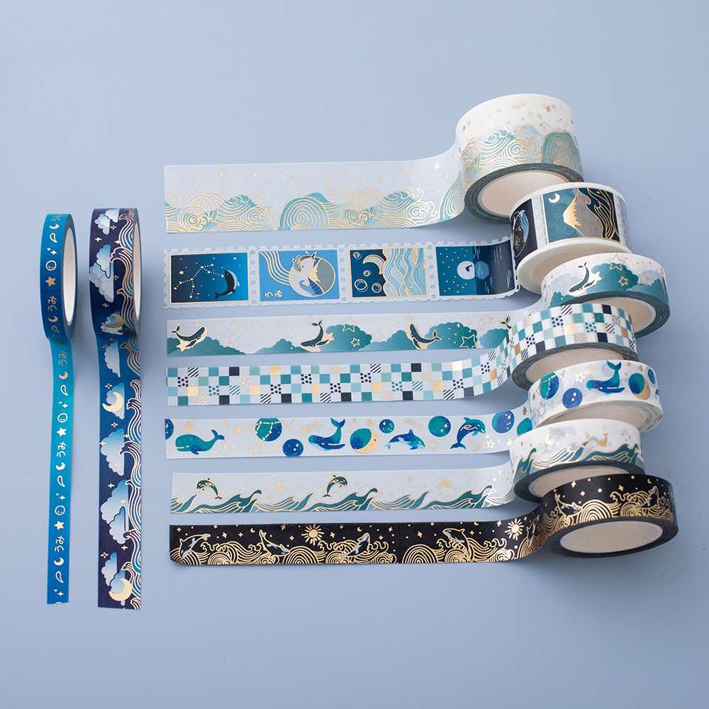 Tsuki 'Ocean Edition' Washi Tape Set ☾ - Image 9