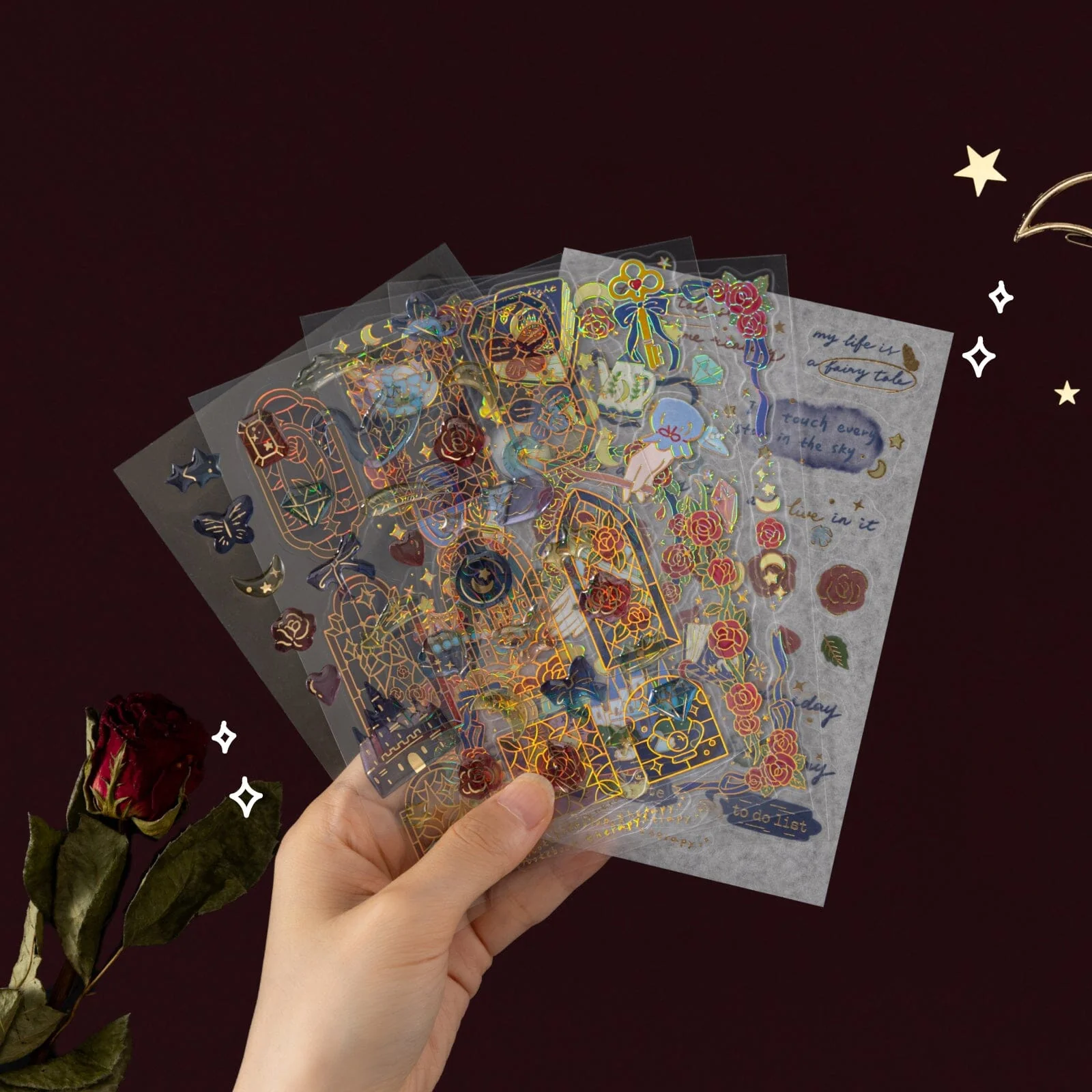 Tsuki ‘Once Upon a Time’ 3D Sticker Set ☾ - Image 2