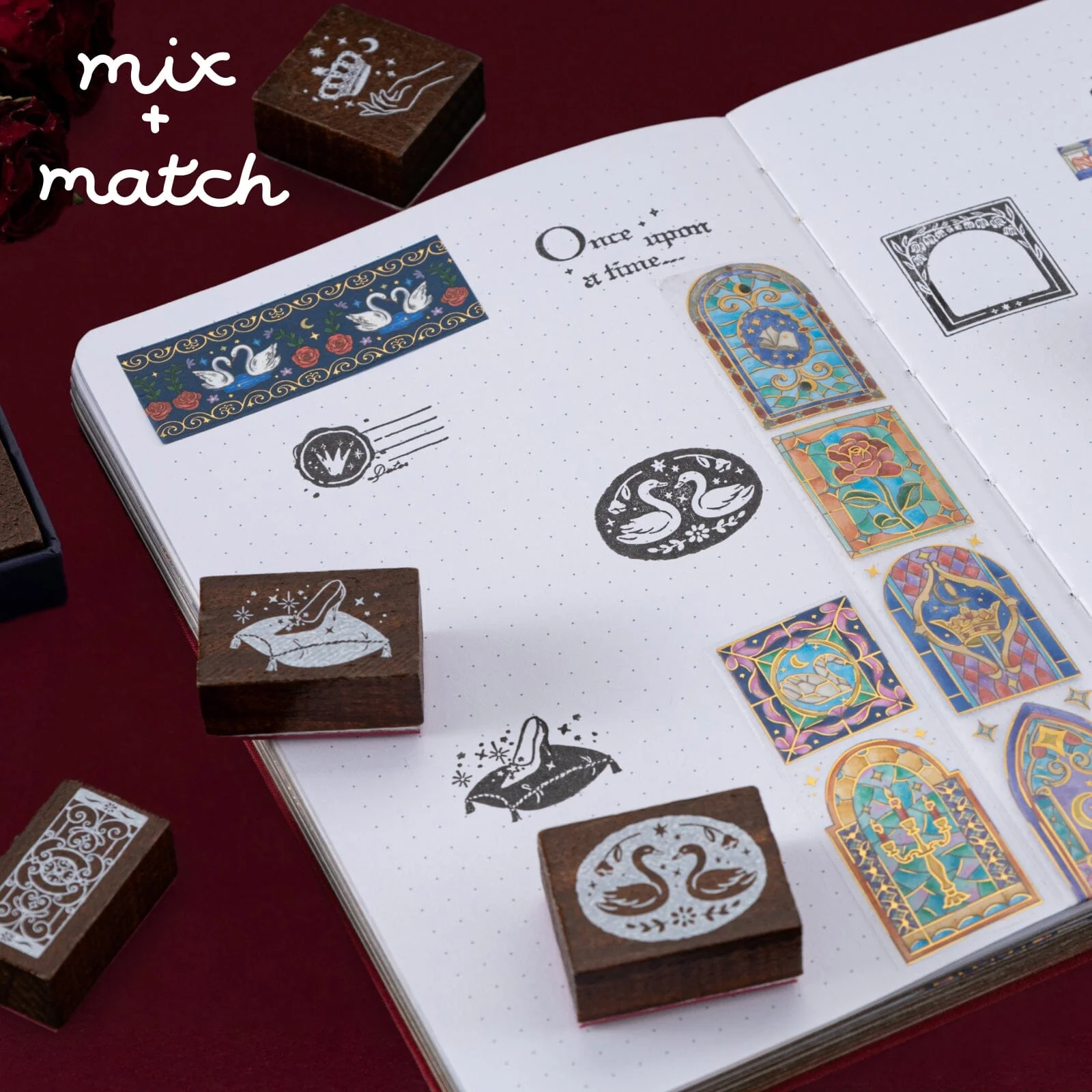 Tsuki ‘Once Upon a Time’ Bullet Journal Stamp Set ☾ - Image 6