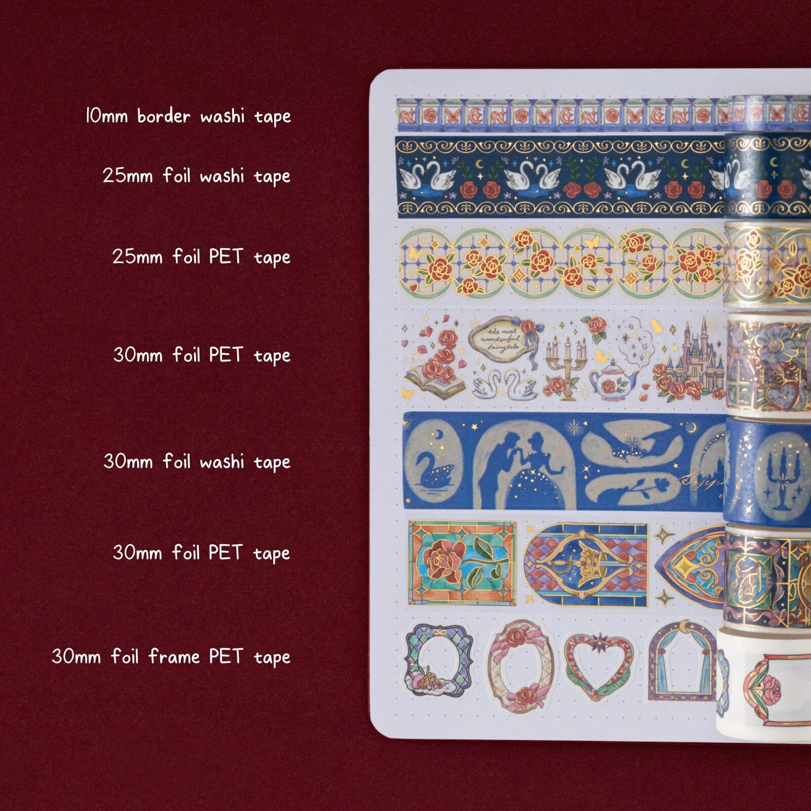 Tsuki ‘Once Upon a Time’ Washi Tape Set ☾ - Image 2