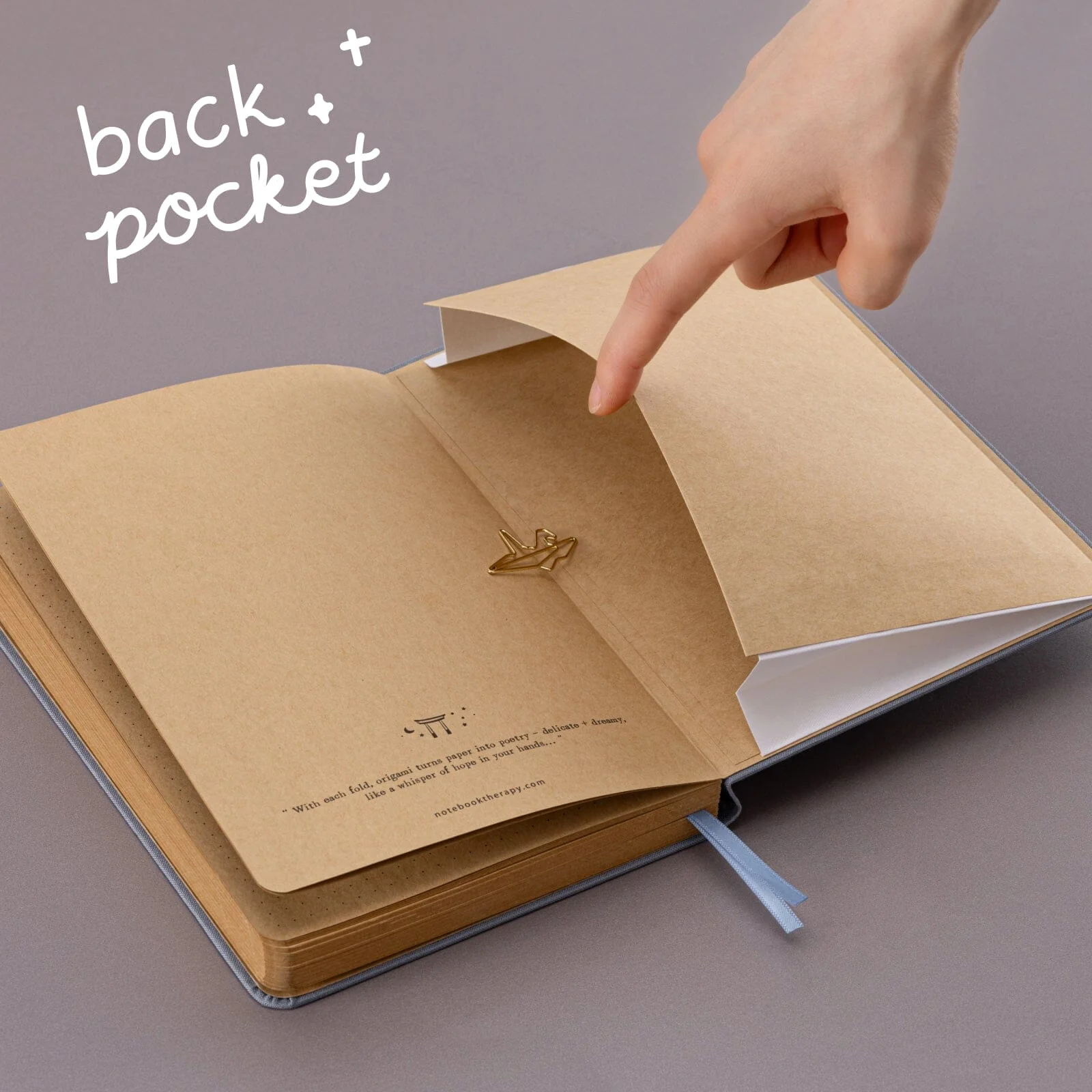 Tsuki ‘Origami Dreams’ Kraft Paper A5 Bullet Journal ☾ - Image 14