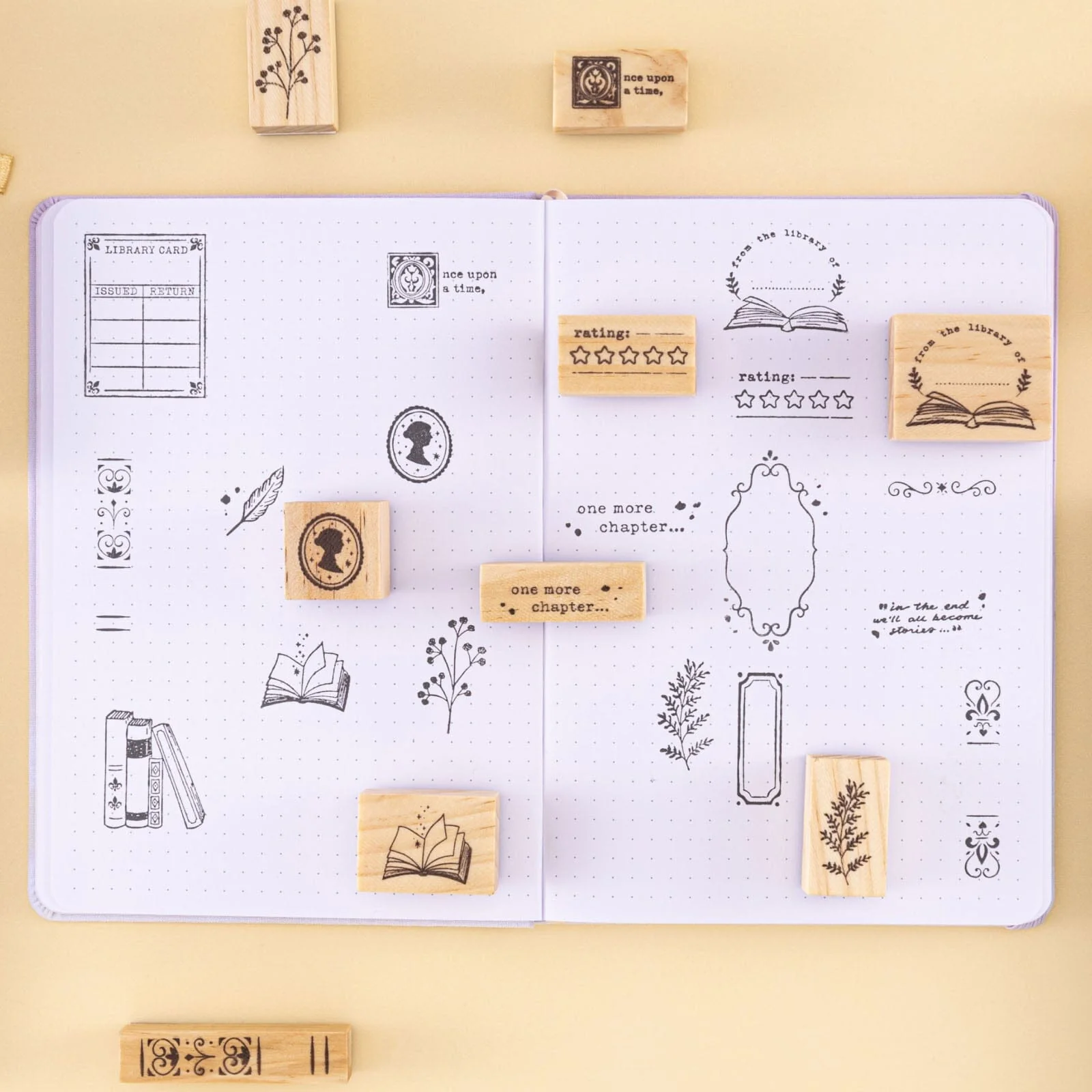 Tsuki ‘Our Stories’ Reading Journal Stamp Set ☾ - Image 15