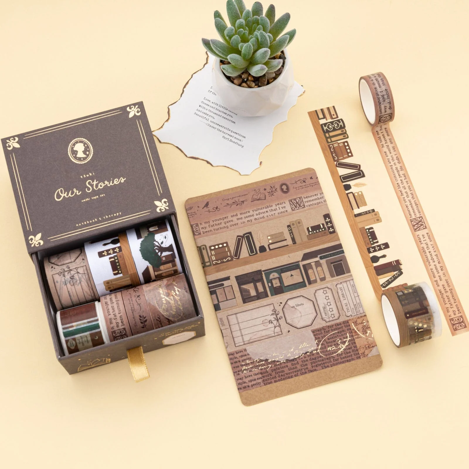 Tsuki ‘Our Stories’ Washi Tape Set ☾ - Image 16