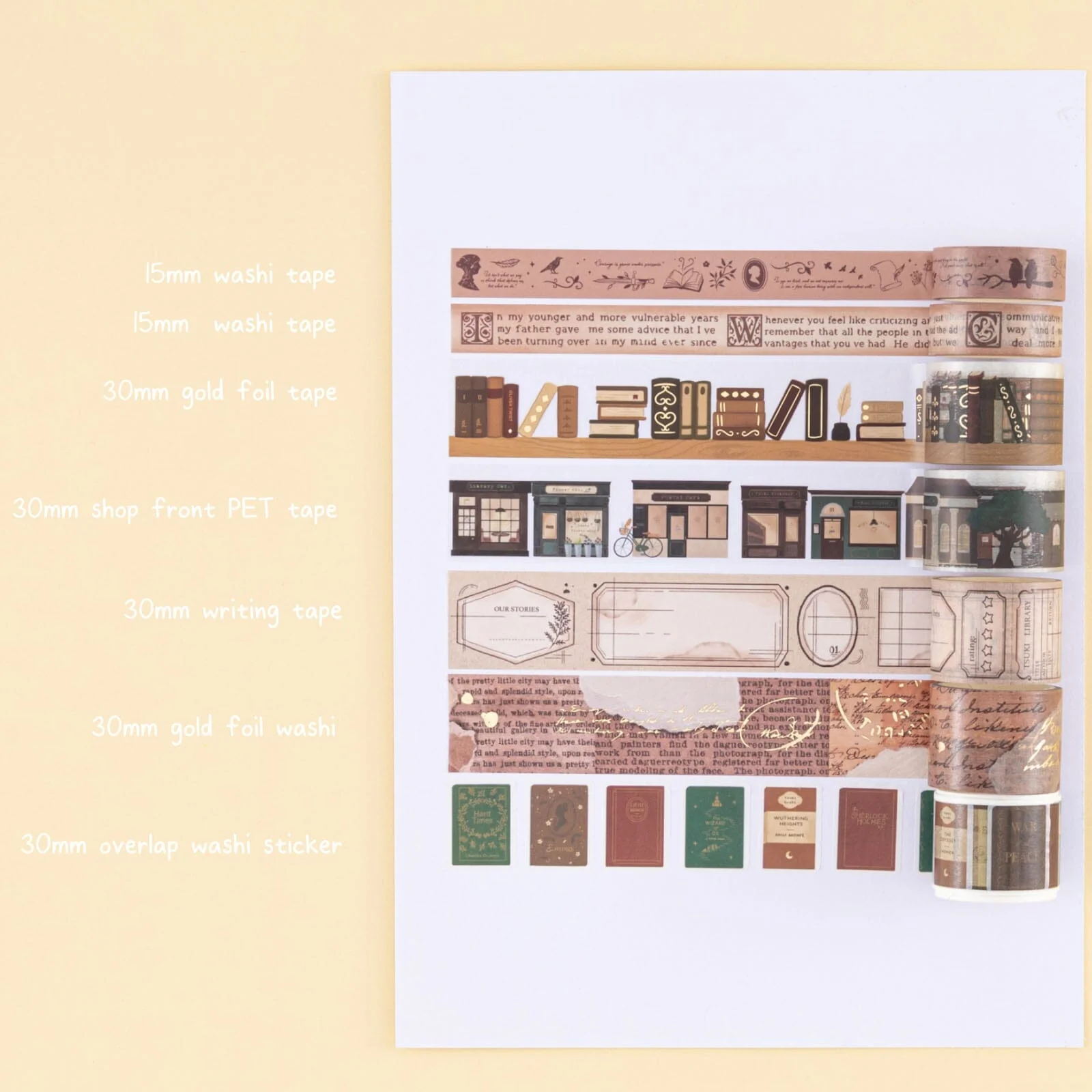 Tsuki ‘Our Stories’ Washi Tape Set ☾ - Image 2
