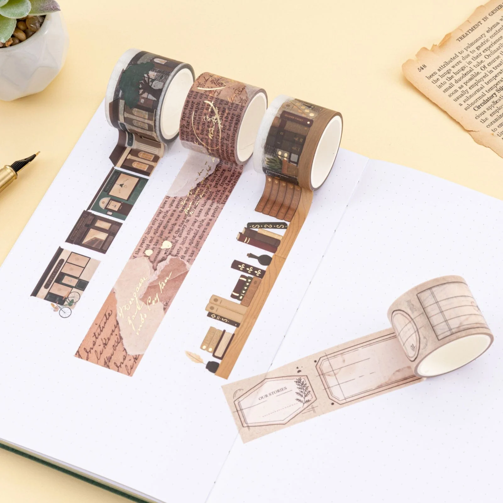 Tsuki ‘Our Stories’ Washi Tape Set ☾ - Image 6