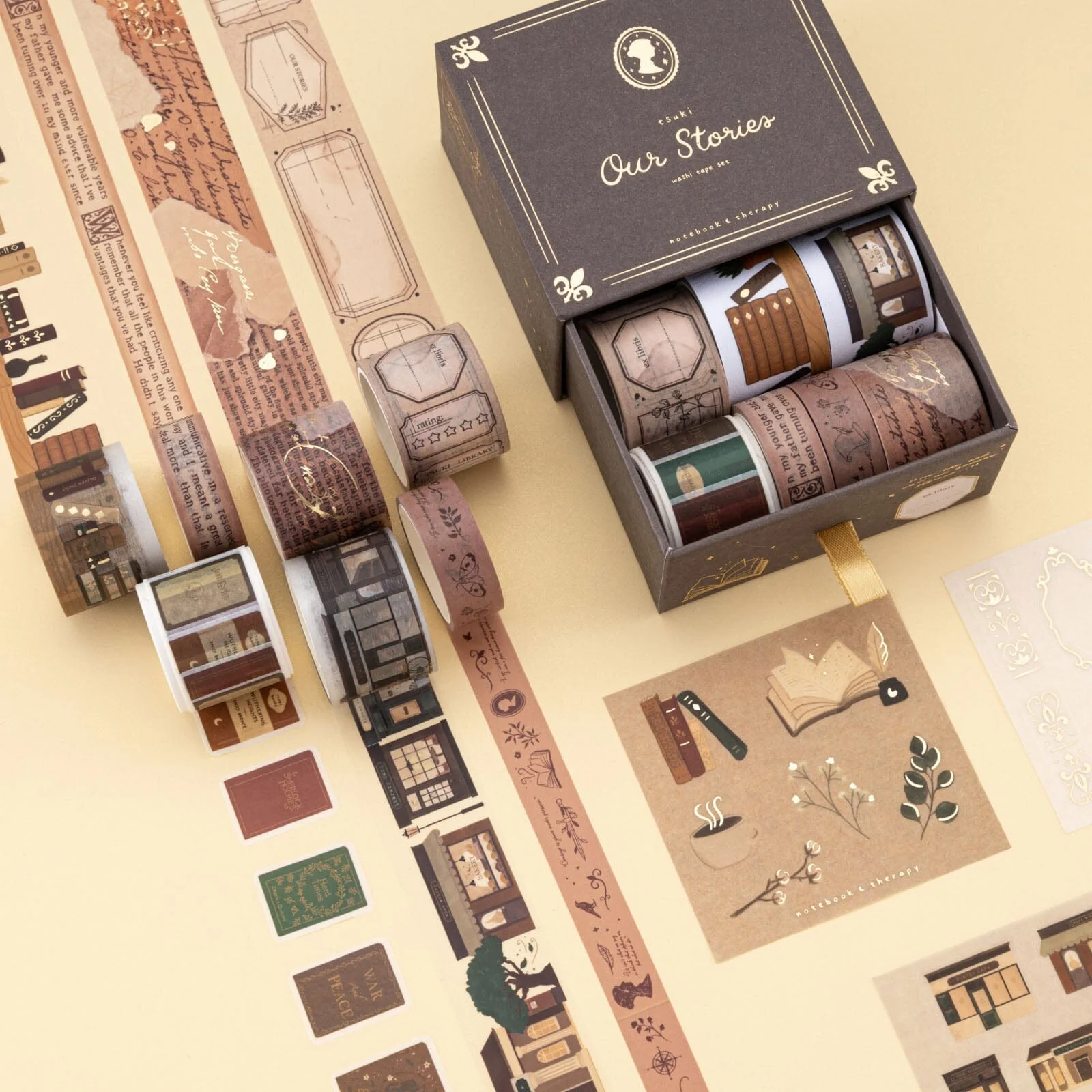 Tsuki ‘Our Stories’ Washi Tape Set ☾ - Image 7