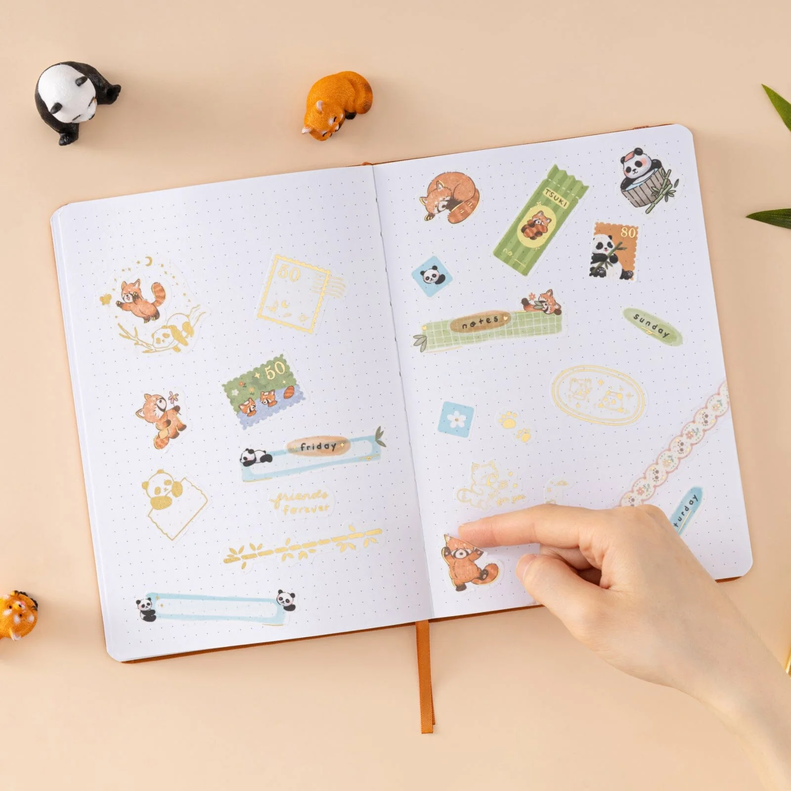 Tsuki ‘Panda Friends’ Sticker Set ☾ - Image 4