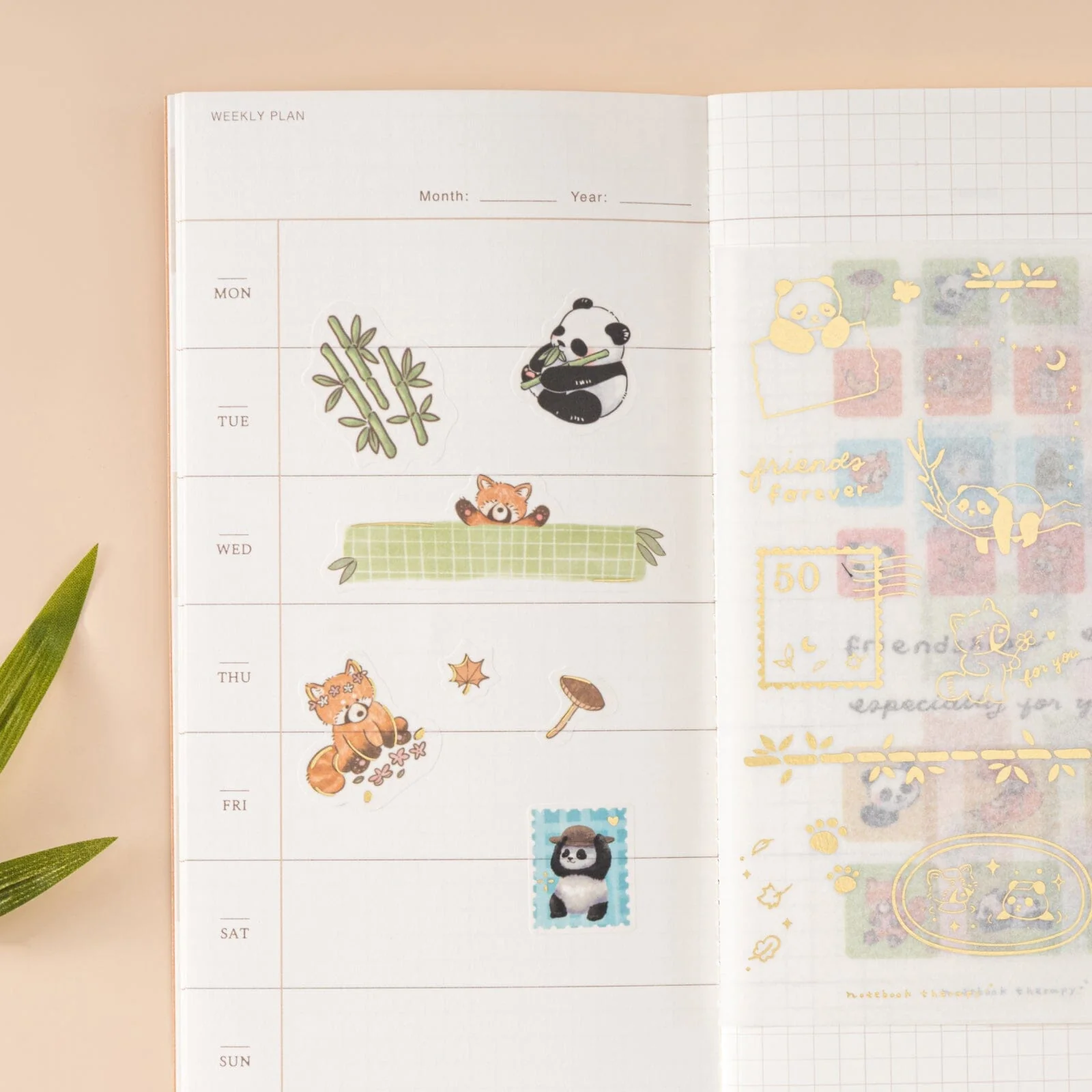 Tsuki ‘Panda Friends’ Sticker Set ☾ - Image 9