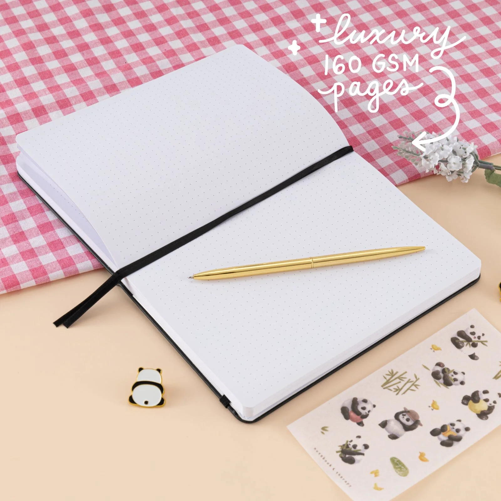 Tsuki ‘Playful Panda’ Limited Edition A5 Bullet Journal ☾ - Image 11