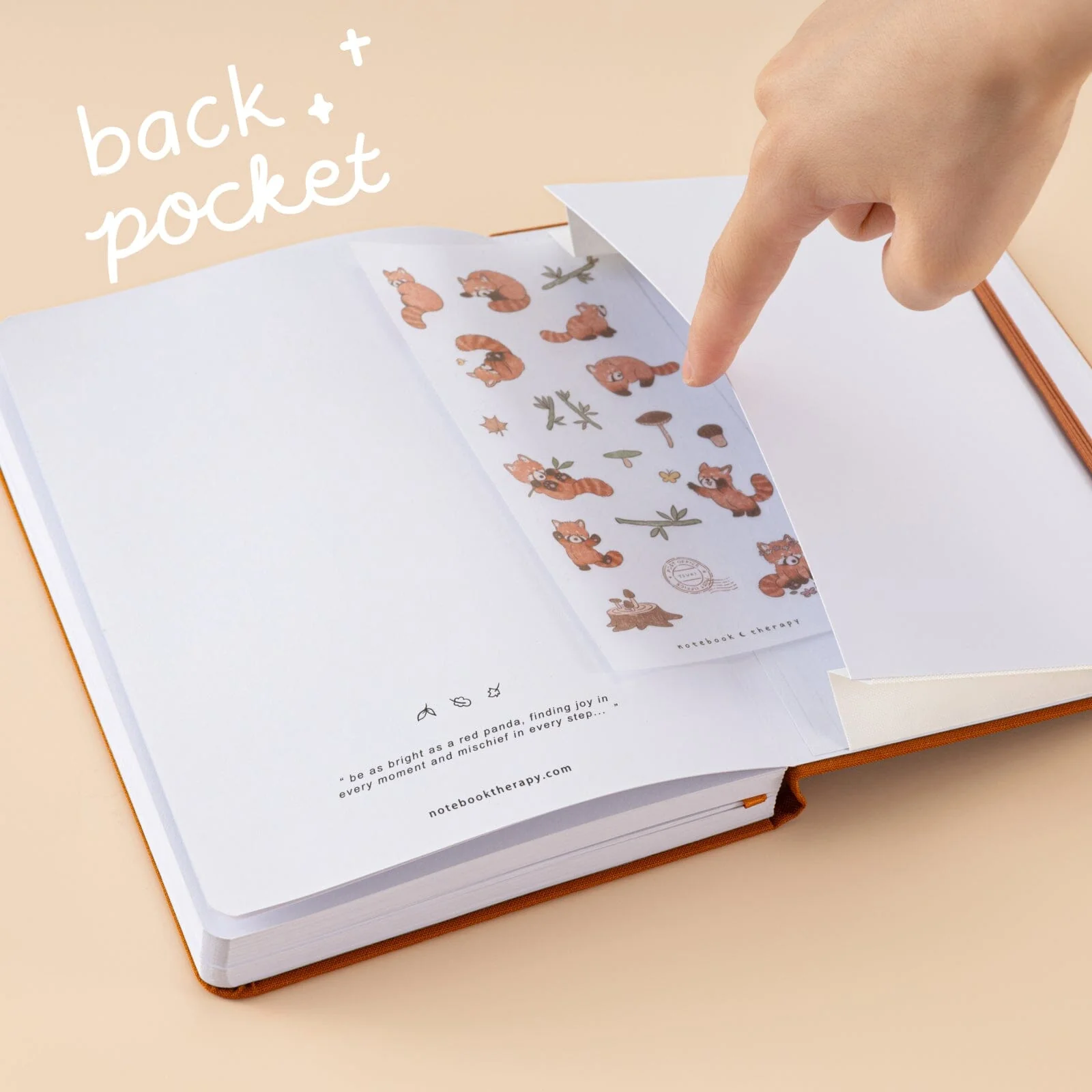 Tsuki ‘Red Panda’ Limited Edition A5 Bullet Journal ☾ - Image 8