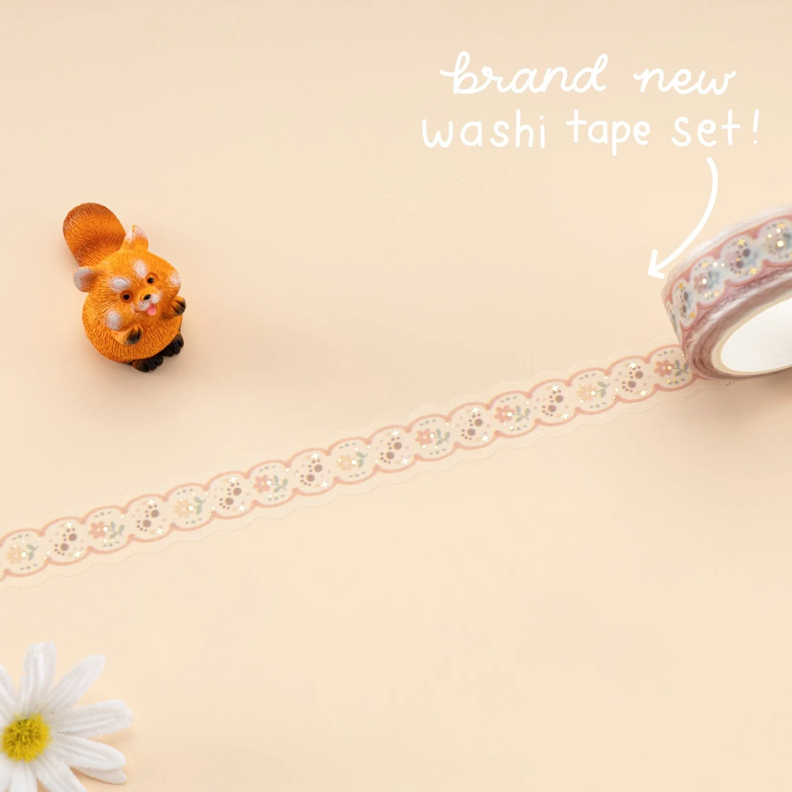Tsuki ‘Red Panda’ Washi Tape Set ☾ - Image 9