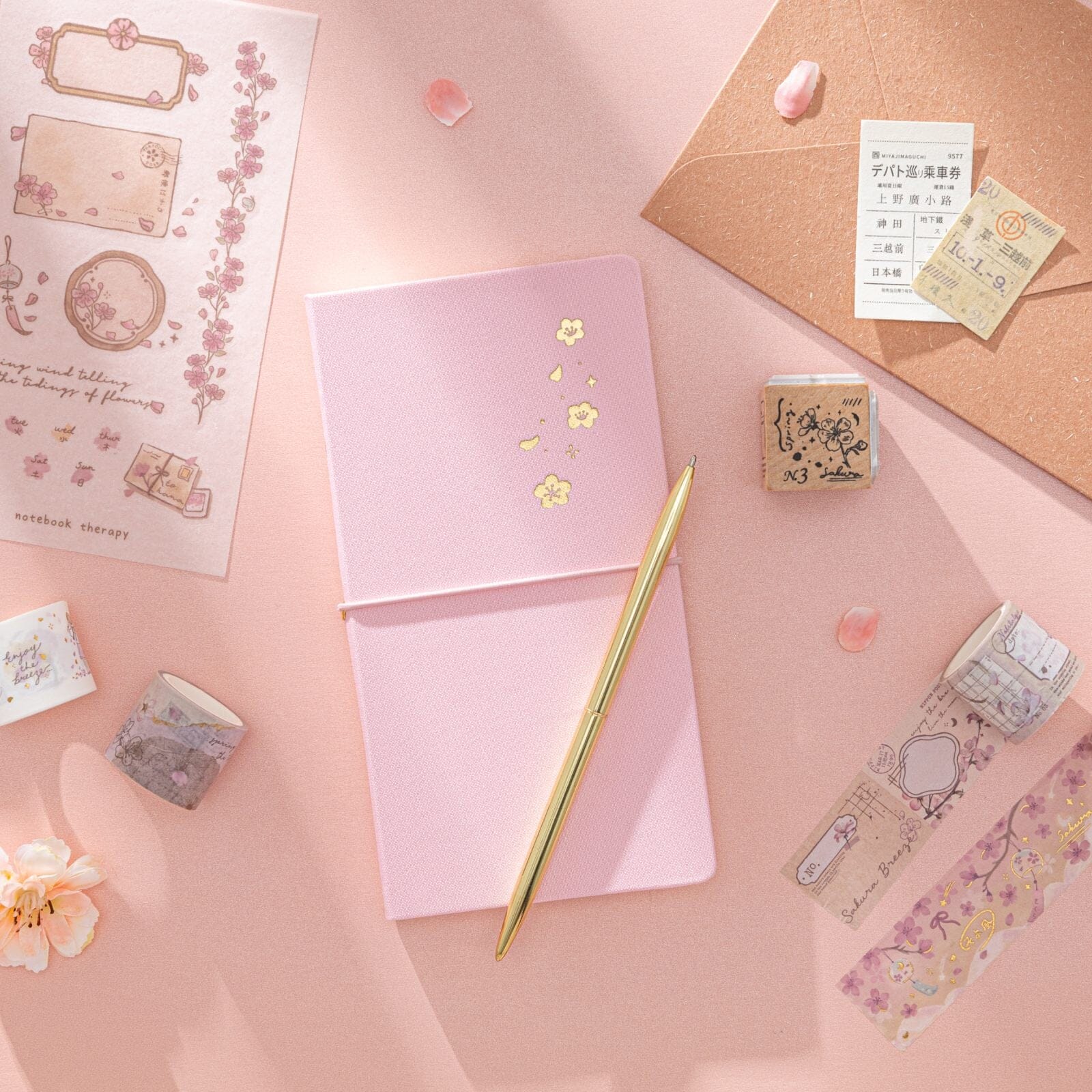 Tsuki ‘Sakura Breeze’ Bullet Journal Stamp Set ☾ - Image 13