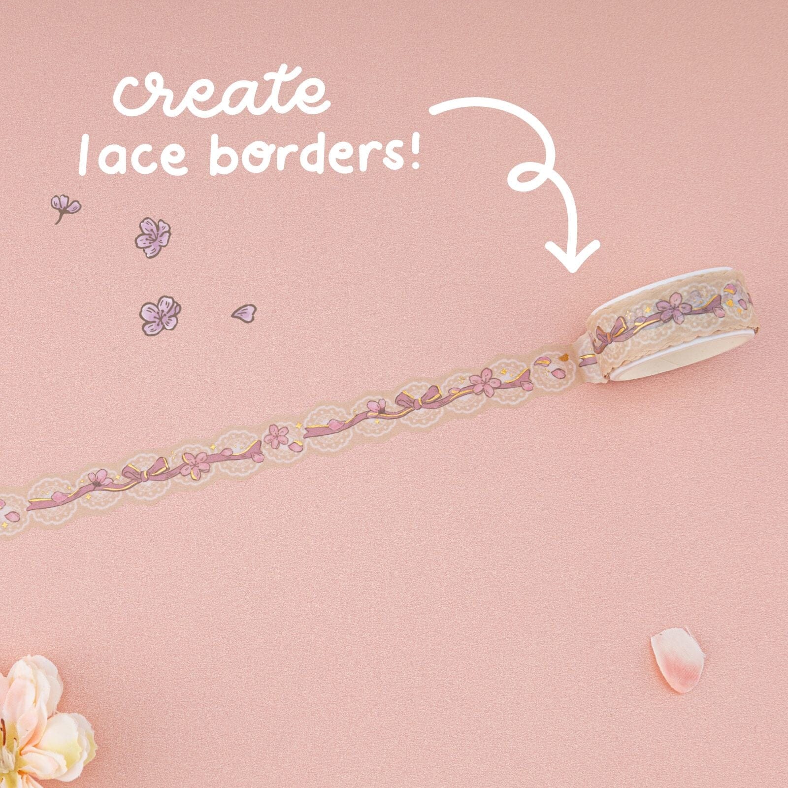 Tsuki ‘Sakura Breeze’ Washi Tape Set ☾ - Image 10