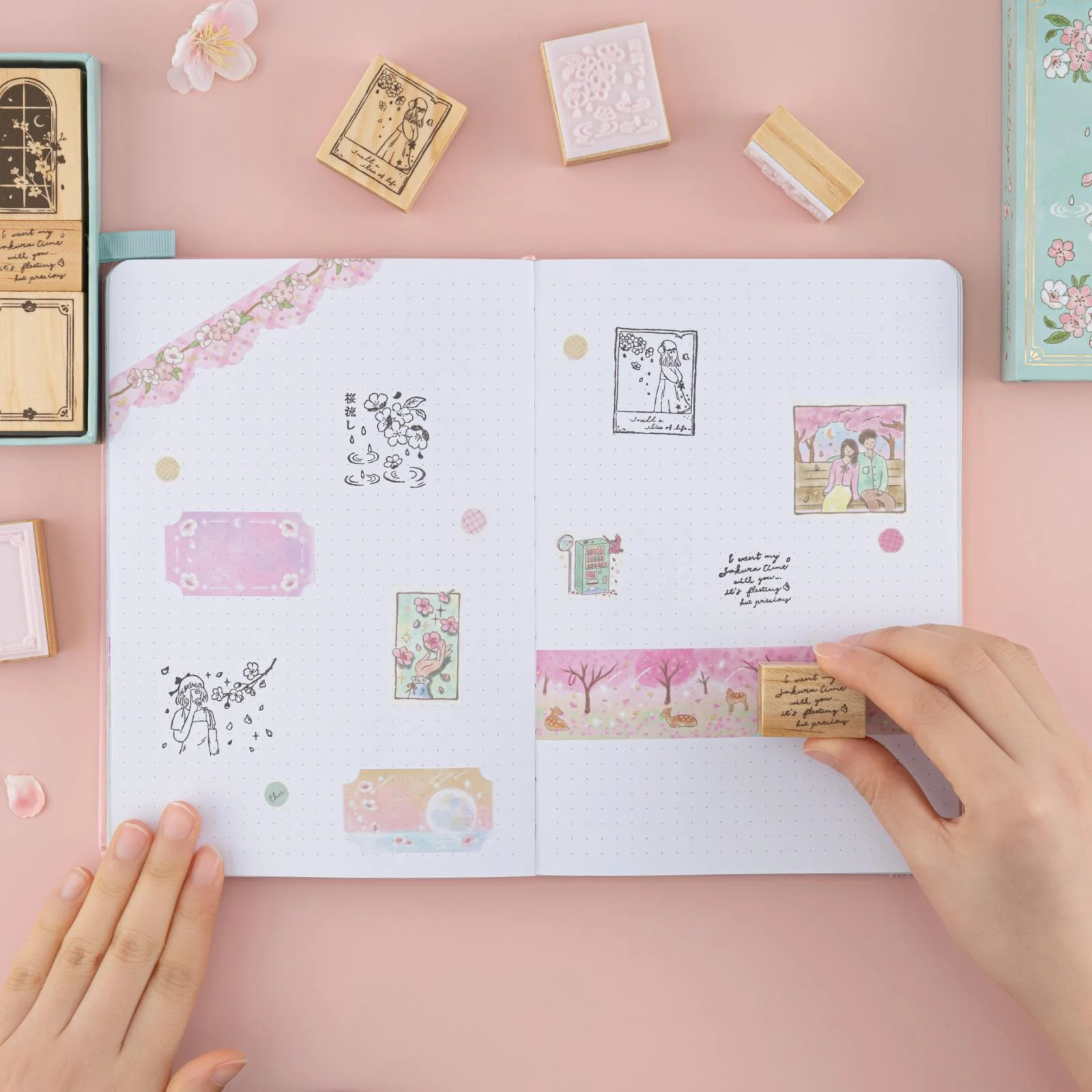 Tsuki ‘Sakura Days’ Bullet Journal Stamp Set ☾ - Image 11