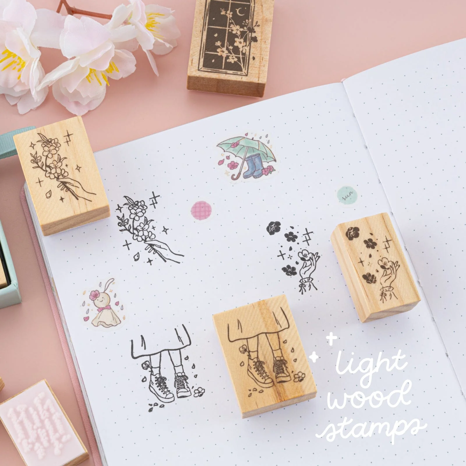 Tsuki ‘Sakura Days’ Bullet Journal Stamp Set ☾ - Image 4
