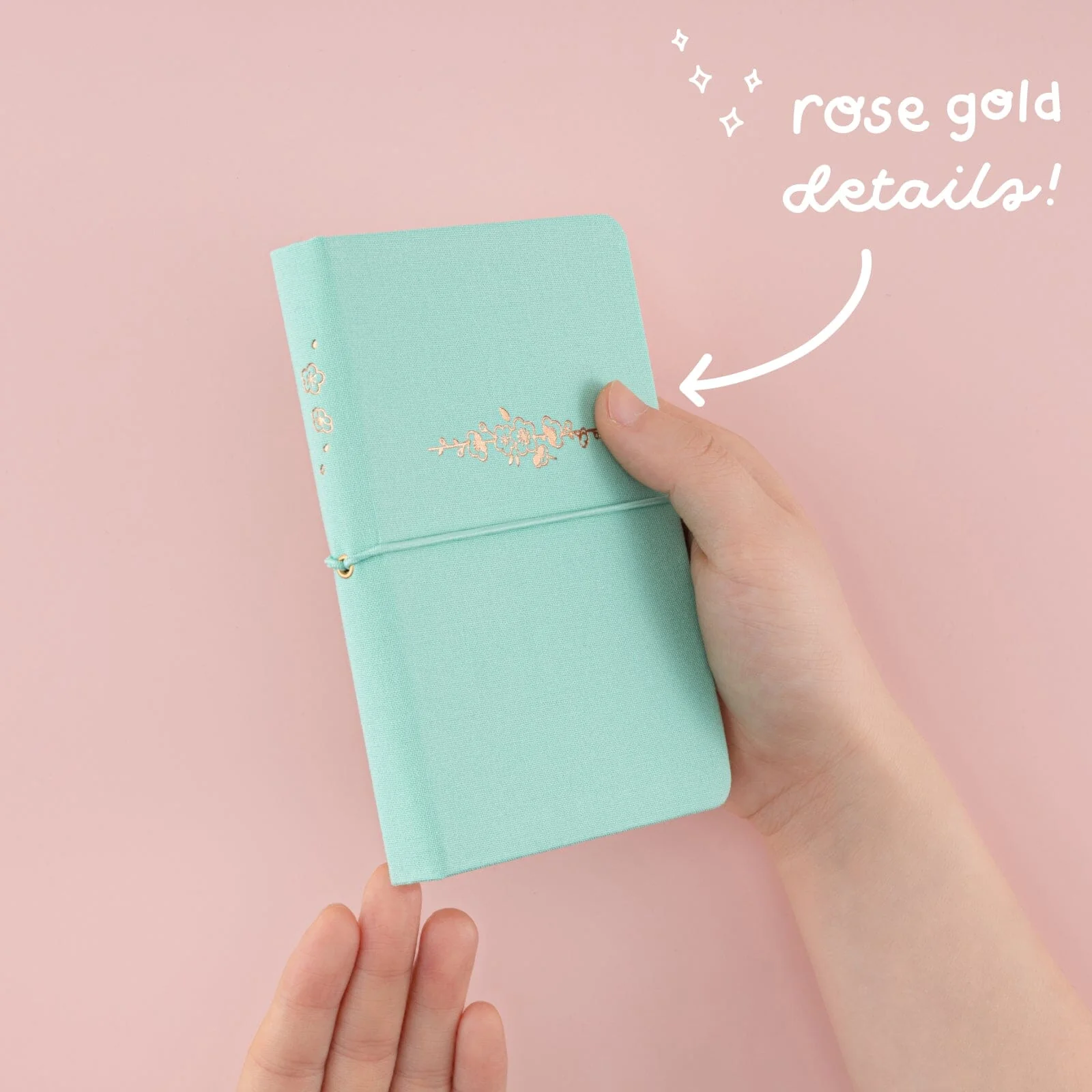 Tsuki ‘Sakura Mint’ A6 Travel Notebook ☾ - Image 7