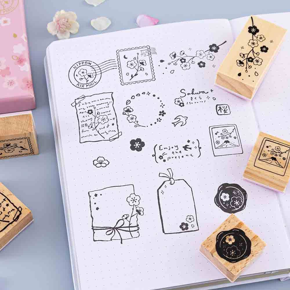 Tsuki ‘Sakura Journey’ Bullet Journal Stamp Set ☾ - Image 5