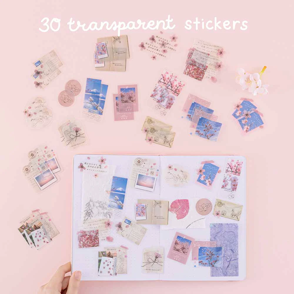 Tsuki ‘Sakura Journey’ Scrapbook Sticker Set ☾ - Image 5
