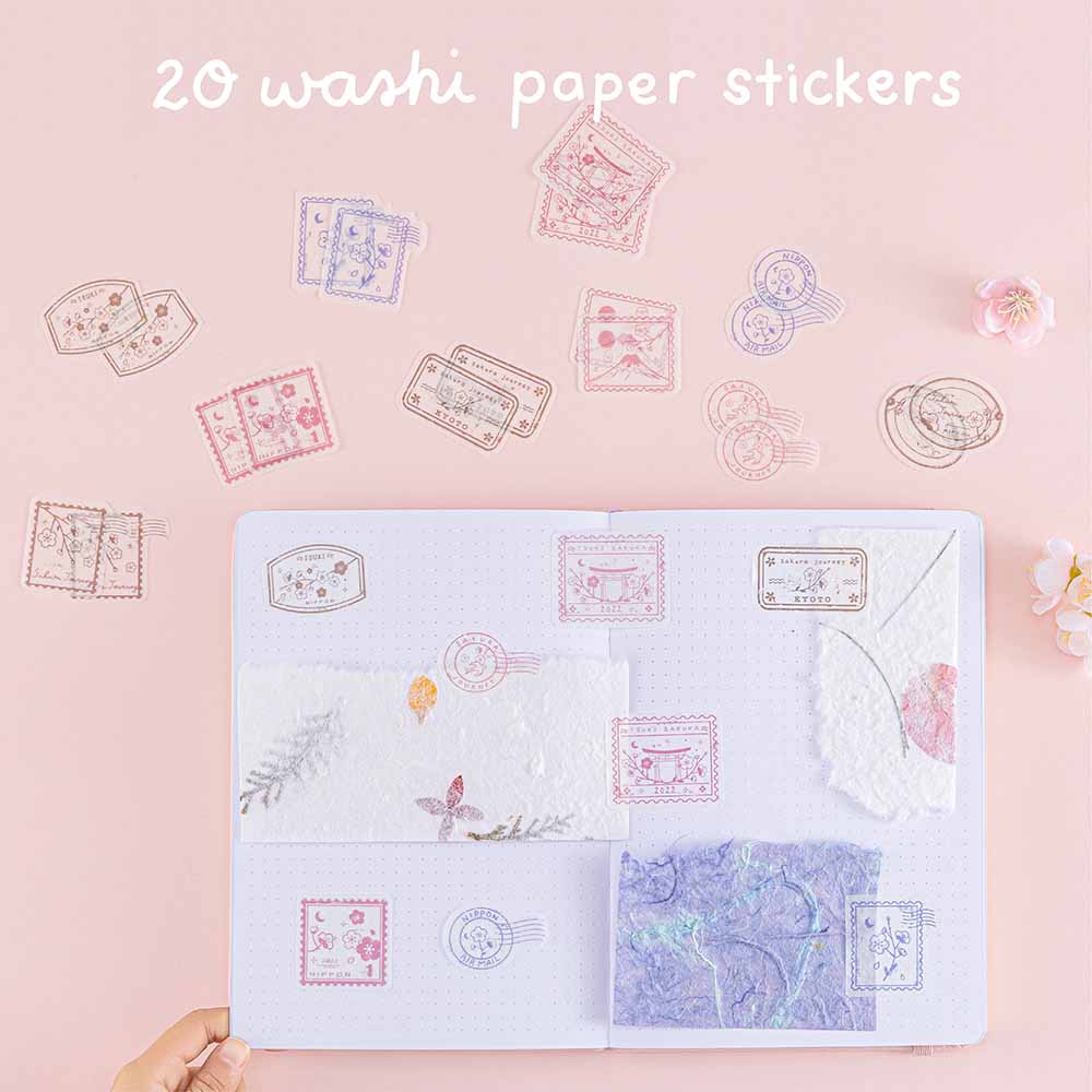 Tsuki ‘Sakura Journey’ Scrapbook Sticker Set ☾ - Image 6