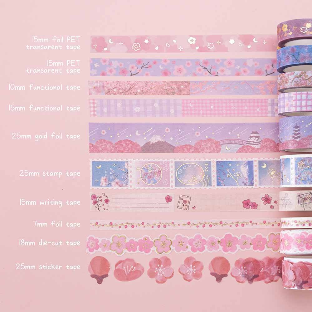 Tsuki ‘Sakura Journey’ Washi Tape Set ☾ - Image 3