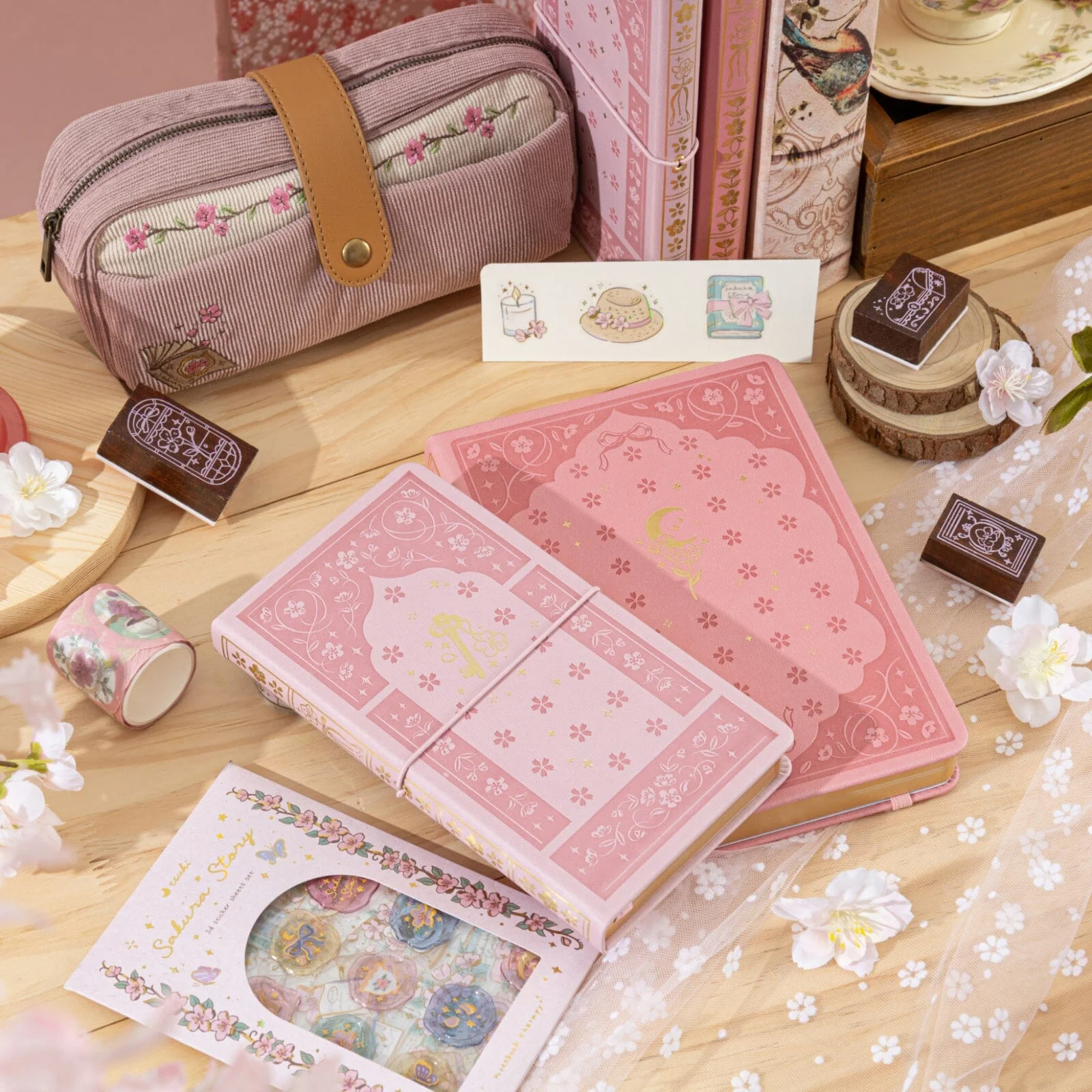 Tsuki ‘Sakura Secret’ Travel Notebook ☾ - Image 13