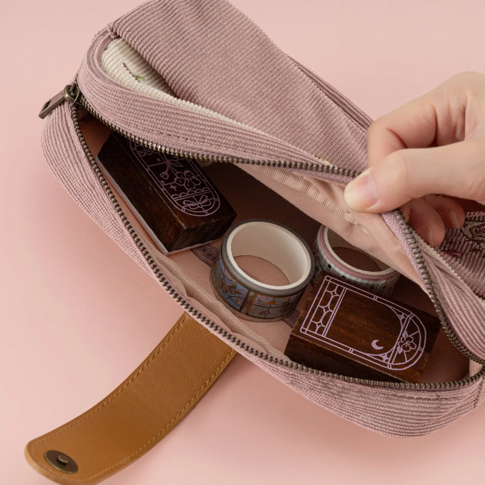 Tsuki ‘Sakura Story’ Pen Pouch ☾ - Image 2