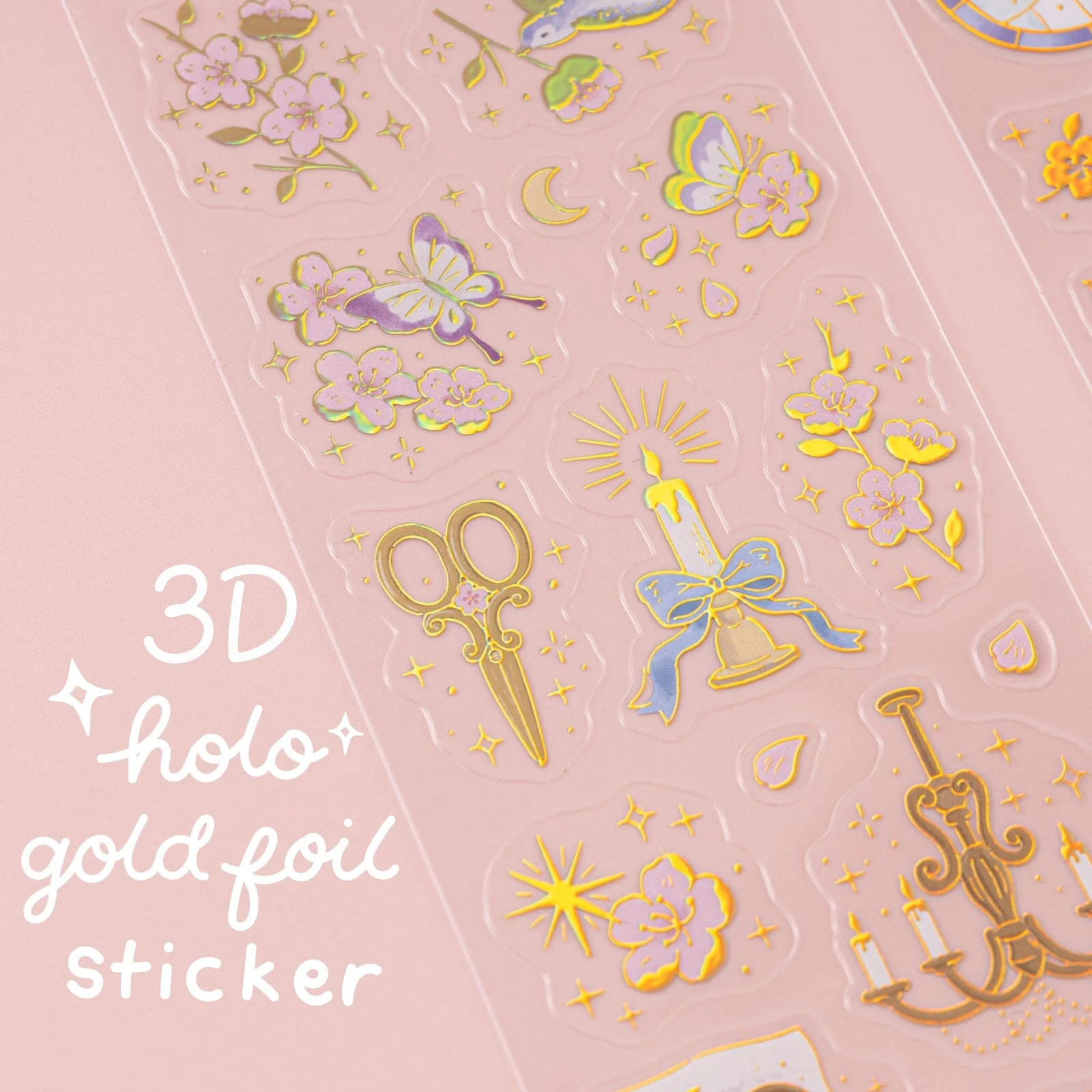 Tsuki ‘Sakura Vintage’ 3D Sticker Set ☾ - Image 2