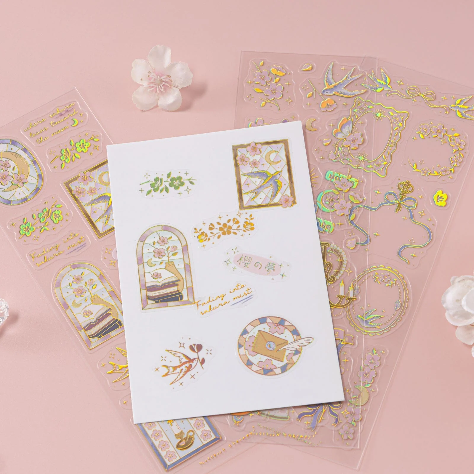 Tsuki ‘Sakura Vintage’ 3D Sticker Set ☾ - Image 3