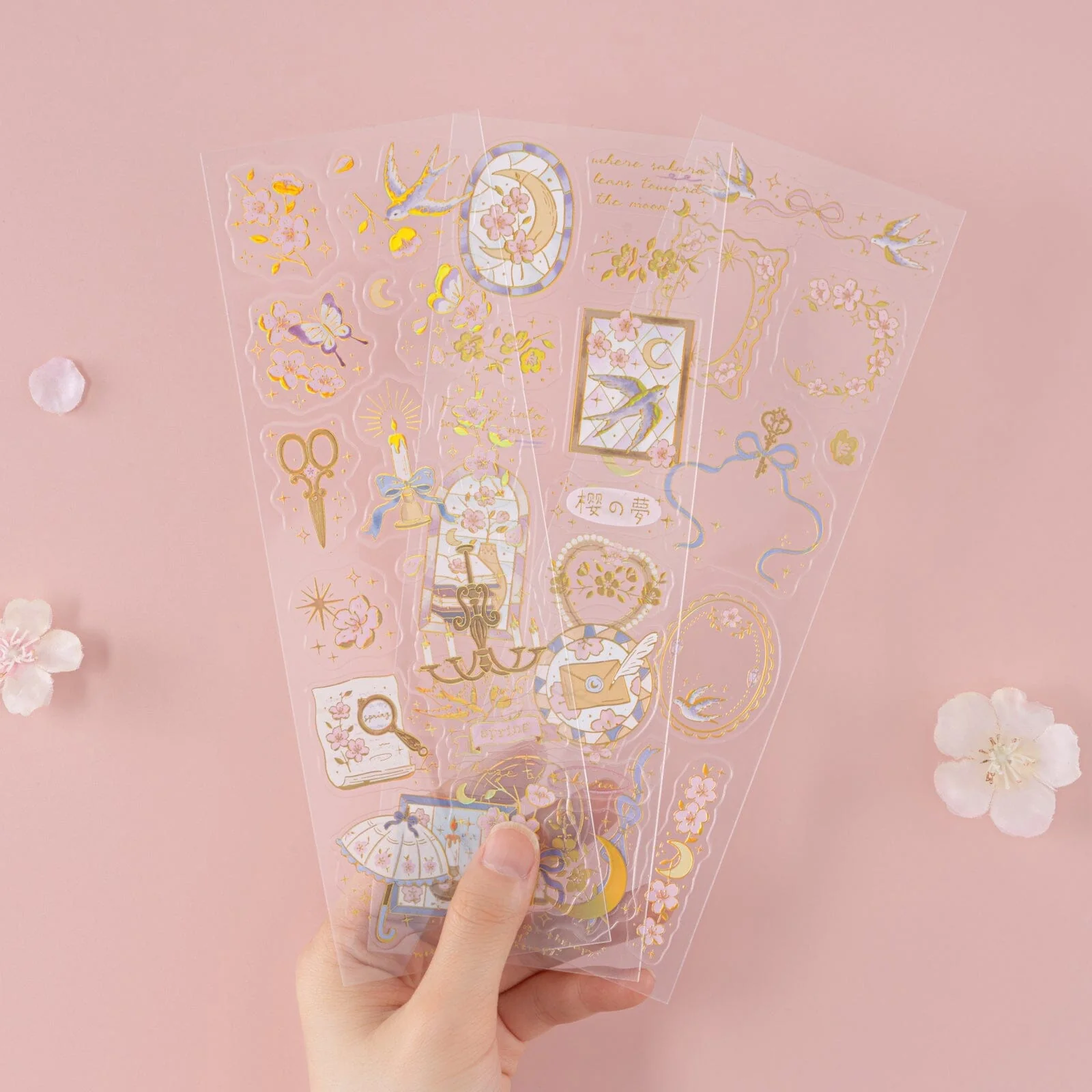 Tsuki ‘Sakura Vintage’ 3D Sticker Set ☾ - Image 5