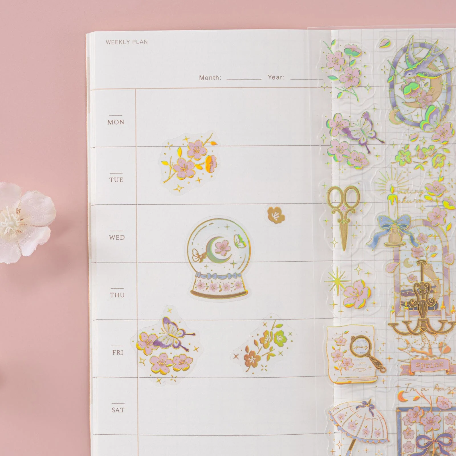 Tsuki ‘Sakura Vintage’ 3D Sticker Set ☾ - Image 6