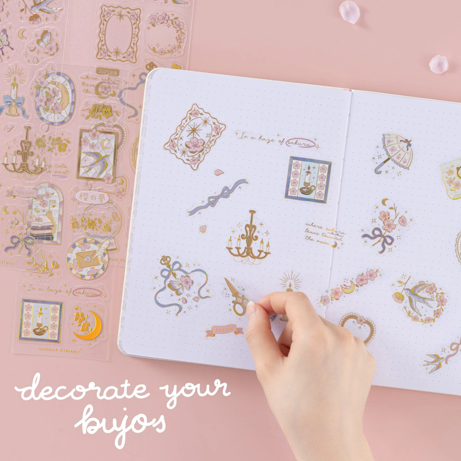 Tsuki ‘Sakura Vintage’ 3D Sticker Set ☾ - Image 8