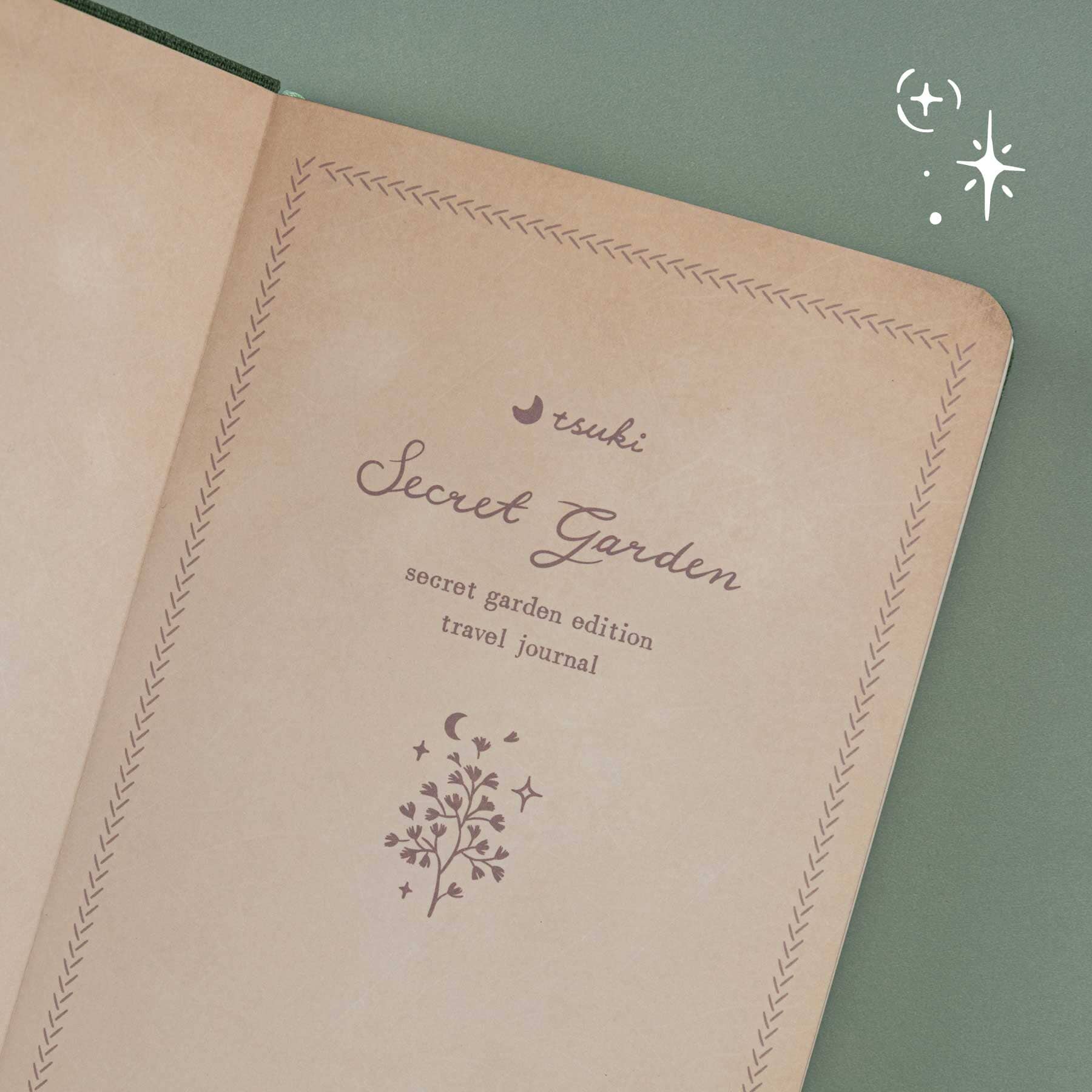 Tsuki ‘Secret Garden’ Travel Notebook Gift Set ☾ - Image 3