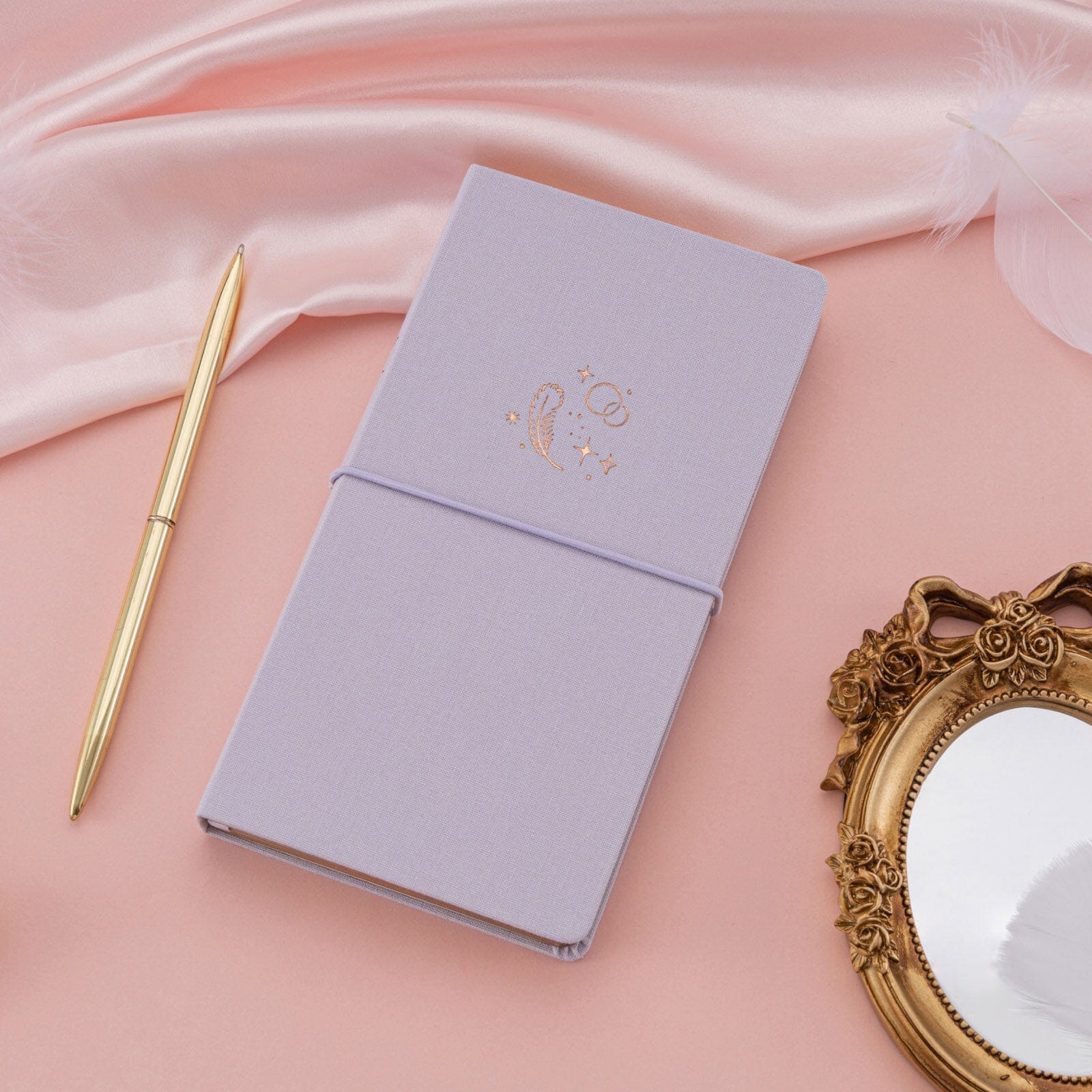 Tsuki ‘Soft Feather’ Luxury Travel Notebook ☾ - Image 9