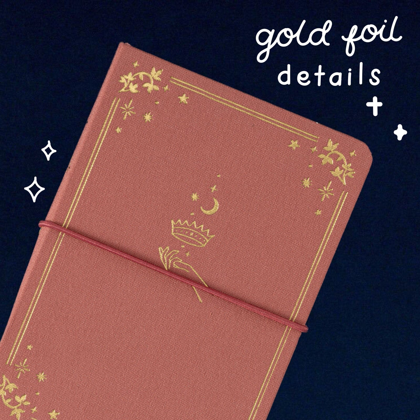 Tsuki ‘Starlit Crown’ A6 Travel Notebook ☾ - Image 4