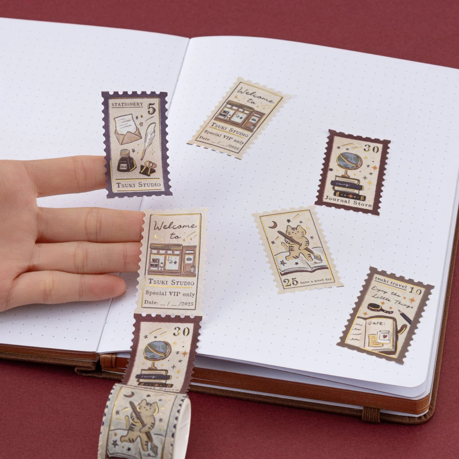 Tsuki ‘Tsuki Studio’ Washi Tape Set ☾ - Image 17