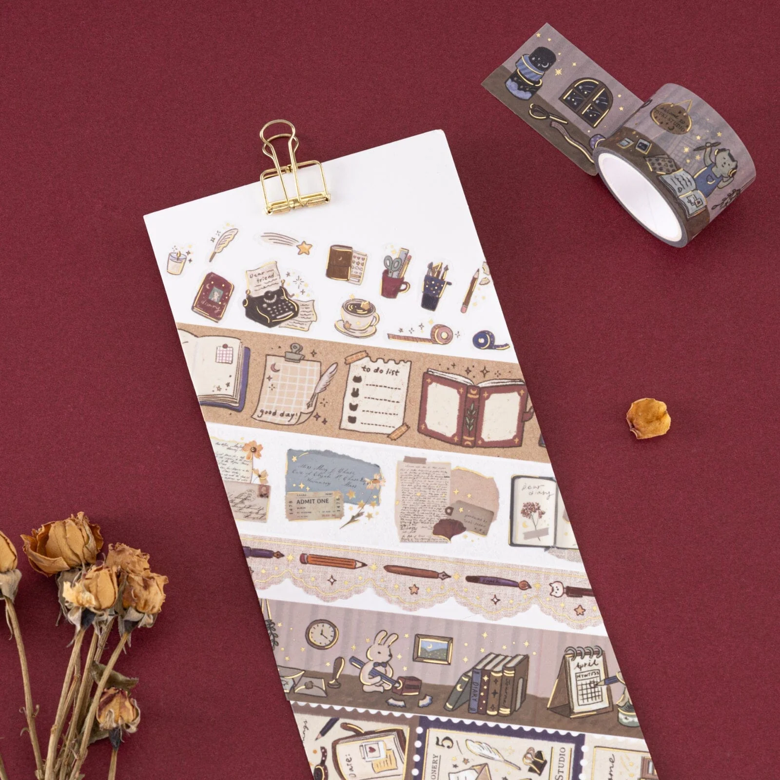 Tsuki ‘Tsuki Studio’ Washi Tape Set ☾ - Image 7