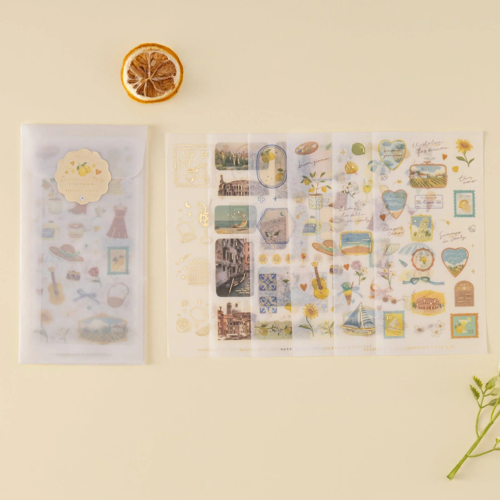 Tsuki ‘Summer in Italy’ Sticker Set ☾ - Image 2