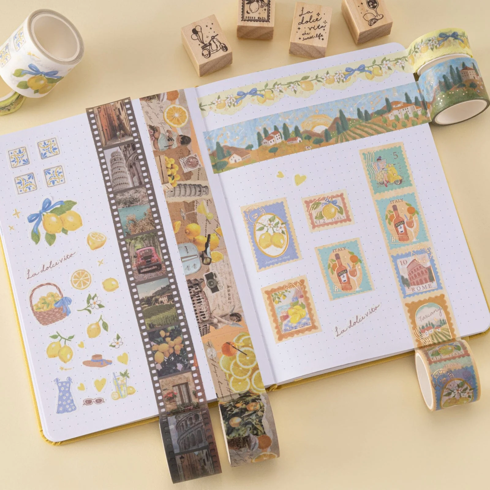 Tsuki ‘Summer in Italy’ Washi Tape Set ☾ - Image 11