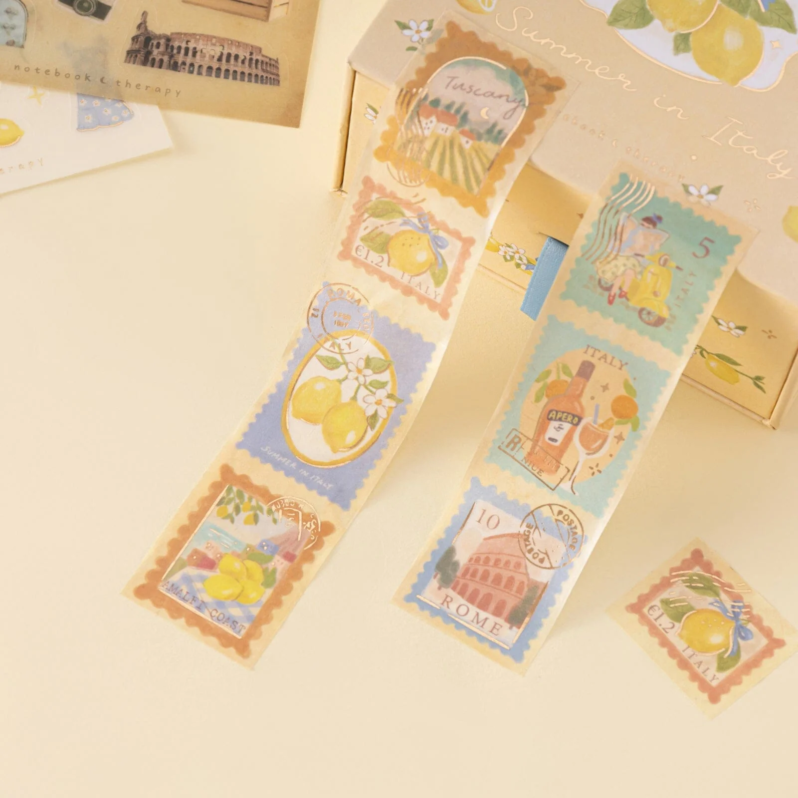 Tsuki ‘Summer in Italy’ Washi Tape Set ☾ - Image 7